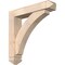 Ekena Millwork Thorton Arts and Crafts Smooth Bracket w/ Offset Brace, Douglas Fir, 5 1/2"W x 26"D x 26"H BKT0604X26X26THR03SDF - alternate 1